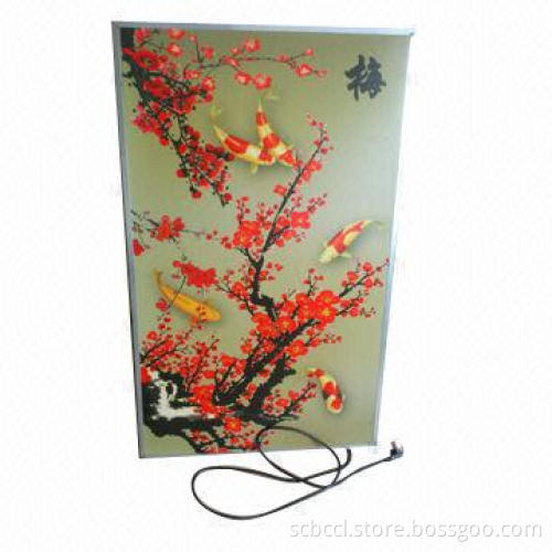 Infrared heaters, hung on wall, energy saving